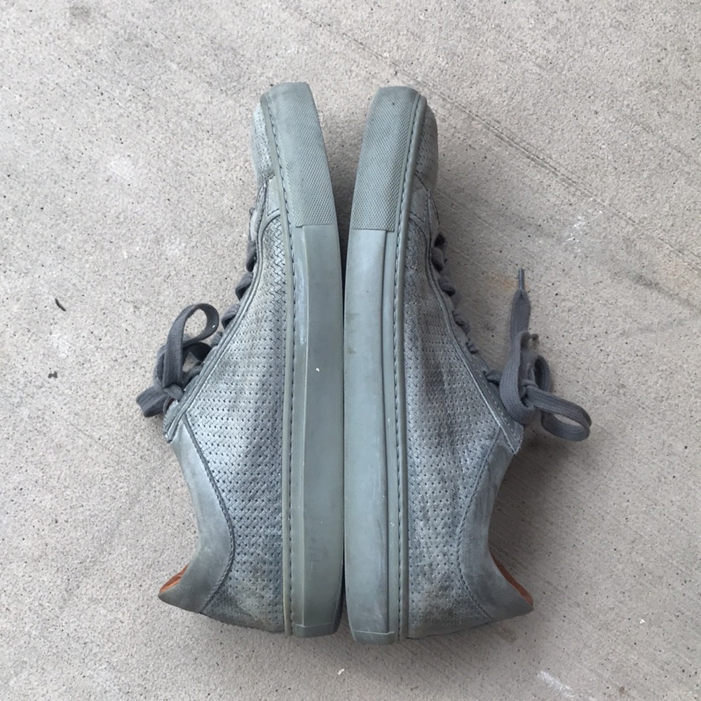 COPY - Aquatalia grey woven leather Sneakers Made In Italy Size 10. GUC - Picture 9 of 13